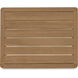 Enzo 35.43 X 27.95 inch Natural Outdoor Side Table